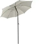 VCM Sonnenschirm 180 cm | Strandschirm | Schirm | Balkonschirm | Gartenschirm - rund