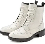 LASCANA Schn&uuml;rboots wei&szlig; Gr&ouml;&szlig;e 36 - Wei&szlig; - 36