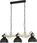 LUBENHAM H&auml;ngeleuchte H&auml;ngelampe Pendellampe Pendelleuchte - L90 x B20 x H110 cm -