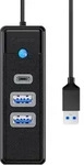 Orico Hub Usb-A, 2X Usb-A (2X3.1), Usb-C, 5 Gbps, Pwc2U-U3-015-Bk-Ep - Schwarz