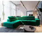 Masseno Ecksofa SELVA L-S mit Schlaffunktion L-Form, Sofa mit Bettkasten,