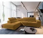 Masseno Ecksofa SELVA L-S mit Schlaffunktion L-Form, Sofa mit Bettkasten,