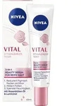NIVEA Vital Strahlender Teint 3in1 Beauty Serum Rosenbl&uuml;ten-&Ouml;l Lumicinol 40ml