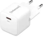 Intenso POWER ADAPTER USB-C GAN/7803022, Drinnen, AC, 20 V, Wei&szlig; - Wei&szlig;