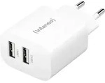 Intenso Power Adapter W24AA wei&szlig; 2x USB-A 24W - Wei&szlig;