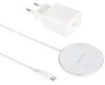 Intenso MW1, Drinnen, USB, 12 V, Kabelloses Aufladen, 1,5 m, Wei&szlig; - Wei&szlig;