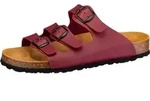 Hausschuh Pantolette Bioline Lady mit Schnallen und weicher Textilausstattung Gr. 36