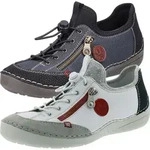 Rieker Damen Halbschuhe Sneaker 52563, Gr&ouml;&szlig;e:37 EU, Farbe:Wei&szlig; - Wei&szlig; - 37
