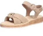 Paul Green Damen Sandale, beige(hellbraun (4)), Gr. 31/2 - Beige - 36