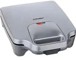 Cloer 6269 Sandwichmaker XXL, f&uuml;r 4 diagonal geteilte Sandwiches, American Toast &