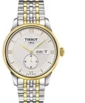 TISSOT Herren Armbanduhr LE LOCLE Automatik 39 mm Edelstahl Saphirglas IP Gold