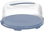 Rotho Fresh, Kuchenbeh&auml;lter, Rund, Blau, Transparent, Kunststoff, 355 mm, 345 mm -