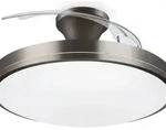 Philips Atlas Deckenventilator mit Beleuchtung, 35+28W, Nickel, Metall,...