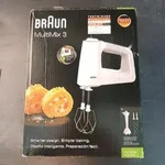 Braun MultiMix 3 HM 3105 Handmixer ? Handr&uuml;hrger&auml;t 5 Geschwindigkeitsstufen Hand -