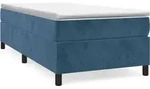 vidaXL Boxspringbettgestell Dunkelblau 80x200 cm Samt - Blau