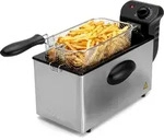 Bomann Friteuse mit Fett | Fritteuse mit 3L | Friteuse &Ouml;l mit Kaltzonentechnik &