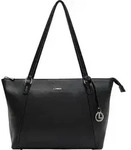 L.CREDI Schultertasche Michaela Shopper Black schwarz - Schwarz