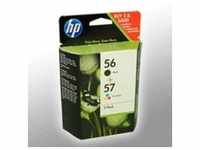 HP 56/57, Hohe (XL-) Ausbeute, Tinte auf Pigmentbasis, Tinte auf Farbstoffbasis, 520
