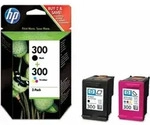 HP 300 2er-Pack Schwarz/Cyan/Magenta/Gelb Original Druckerpatronen, Standardertrag,