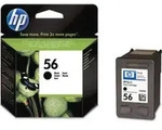 HP 56 Schwarz Original Tintenpatrone, Hohe (XL-) Ausbeute, Schwarz, Tinte auf
