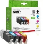 KMP Tintenpatrone passend f&uuml;r Canon CLI551CXL, CLI551MXL, CLI551YXL Multipack
