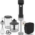KitchenAid 5KHBRV75BM, P&uuml;rierstab, 1 l, Pulsfunktion, Eis-Crusher, Schwarz - Schwarz
