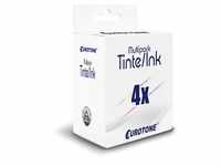 4x Eurotone Tintenpatrone Alternative für Epson T0715 C13T07154010 / T0711