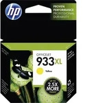HP 933XL Gelb Original Tintenpatrone mit hoher Reichweite, Gelb, Tinte auf