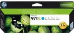HP 971XL Cyan Original Tintenpatrone mit hoher Reichweite, Hohe (XL-) Ausbeute, Cyan,