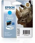 Epson Rhino Singlepack Cyan T1002 DURABrite Ultra Ink, Low Yield, Cyan, 11,1 ml, 1