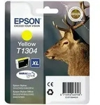 Epson Stag Singlepack Yellow T1304 DURABrite Ultra Ink, High (L) Yield, Gelb, Tinte