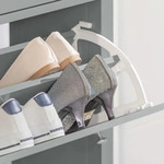 SoBuy Schuhschrank Schuhkipper Schmal mit 2 Klappen und Schublade &ndash;...