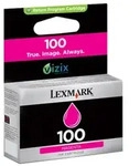 Lexmark 100, Magenta, Tinte auf Pigmentbasis, 1 St&uuml;ck(e)