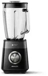 Philips Mixer 5000-Serie, 1200 W, Glasbeh&auml;lter, 3 + Pulse (HR3030/00) - Schwarz