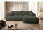 Selsey Ovo - Ecksofa mit Schlaffunktion, Bettkasten, Ottomane rechts,