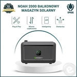 Growatt NOAH 2000 Plug & Play Speicher f&uuml;r Balkonkraftwerke (0% MwSt nach &sect;12 Abs.3