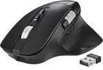 Renkforce RF-OBTM-500 Ergonomische Maus Kabellos Optisch Schwarz 8 Tasten 3200 dpi