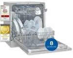 Exquisit Geschirrsp&uuml;ler GSP5508-030D silber | Sp&uuml;lmaschine 55 cm | ECO-Modus 
