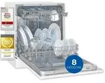 Exquisit Geschirrsp&uuml;ler GSP5508-030D weiss | Sp&uuml;lmaschine 55 cm | Power+ | ECO