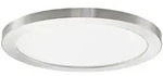 Prios LED-Deckenlampe Aureka, &Oslash; 33 cm, silber, Metall - Silber/Grau