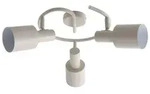 Lindby Deckenstrahler Ovelia, beige, 3-flg., Metall, E27 - Beige
