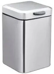 Relaxdays Kosmetikeimer Wandmontage, 3 Liter, Badabfalleimer eckig, mit