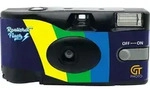 AGFAPHOTO, Einwegkamera Realishot Flash 27 Aufnahmen Farbe, Schwarz / Blau -