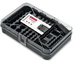 Kistenberg Batterie Box Organiser KBB03 - Schwarz/Transparent