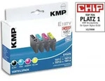 KMP MULTIPACK E107V - 4er-Pack - Schwarz, Gelb, Cyan, Magenta - kompatibel -