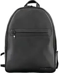 Stylischer Herren Rucksack Schwarz mit Laptopfach und Au&szlig;entasche - Schwarz
