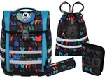 McNeill Schulranzen Ergo Perfecto Disney Schoolbag Set 5-teilig Mickey Mouse...