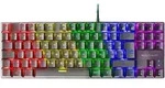 Mars Gaming MK80, Kabelgebunden, USB, Mechanischer Switch, QWERTY, RGB-LED, Schwarz -