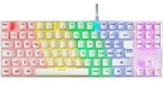 Mars Gaming MK80W, Kabelgebunden, USB, Mechanischer Switch, QWERTY, RGB-LED, Wei&szlig; -