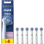 6 Oral-B Sensitive Clean B&uuml;rstenk&ouml;pfe &ndash; f&uuml;r elektrische Zahnb&uuml;rsten - Wei&szlig;